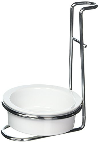 Norpro 7494 Stainless Steel Ceramic Upright Stovetop Drip Catcher Spoon Rest