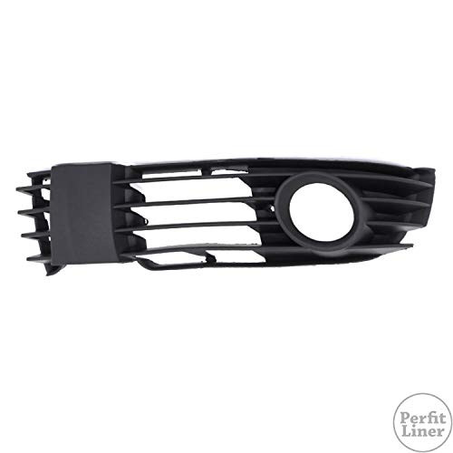 Perfit Liner New Replacement Parts Front Left Driver Side Black Bumper Insert Fog Lamp Cover Compatible With VOLKSWAGEN Passat Fits VW1038105 3B0853665LB41