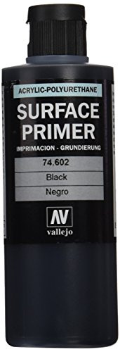 Vallejo Black Primer Acry-Poly 200ml Paint