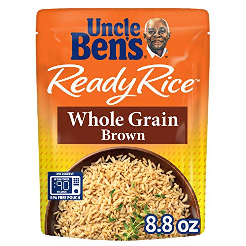 UNCLE BEN'S Ready Rice Whole Grain Brown Rice, Ready to Heat 8.8 Ounce, Pack of 6