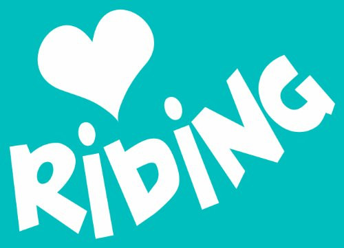 Imagine This Car Window Decal, Heart Riding