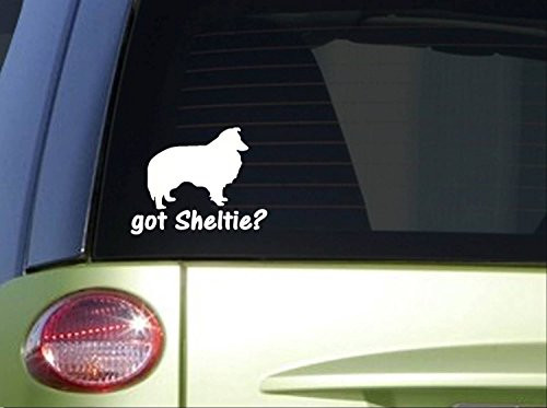 EZ-STIK got SheltieI765 6inch  inch Sticker Decal Dog Shetland Sheepdog