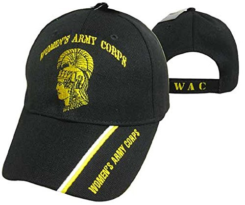 Women's Army Corps U.S. Army Black WAC Embroidered Cap Hat TOPW