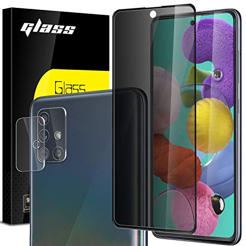 Anbzsign 2 Pack Camera Lens Protector and 2 Pack Privacy Screen Protector for Samsung Galaxy A51 / Galaxy A51 5G, Anti-Spy 9H Hardness Tempered Glass Anbzsign 2 Pack Camera Lens Protector and 2 Pack Privacy Screen Protector for Samsung Galaxy A51 / Galaxy A51 5G, Anti-Spy 9H Hardness Tempered Glass