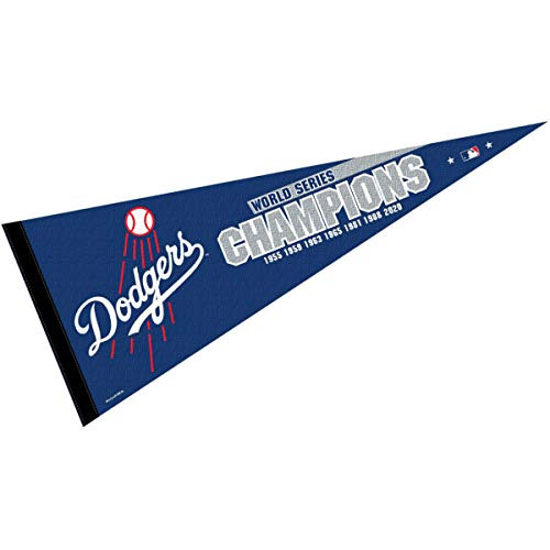 WinCraft Los Angeles Dodgers 7 Time Champions Pennant WinCraft Los Angeles Dodgers 7 Time Champions Pennant
