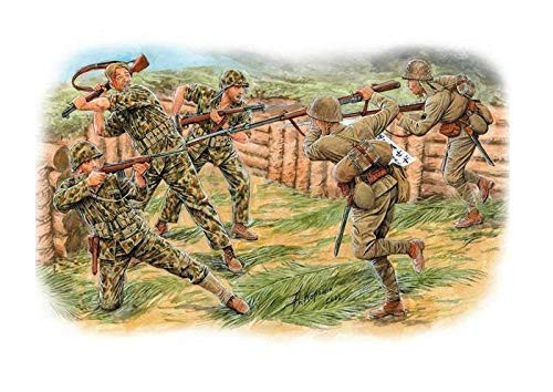 Master Box 3544 Hand to Hand, Tarawa, November 1943 - World War II Era Series Figure Plastic Model Kit 1/35 Scale