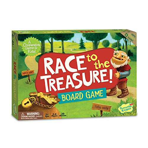 Peaceable Kingdom Race to the Treasure! Award Winning Beat the Ogre Cooperative Game for Kids Peaceable Kingdom Race to the Treasure! Award Winning Beat the Ogre Cooperative Game for Kids