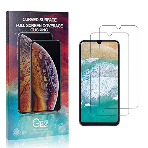 CUSKING Screen Protector for Galaxy A50, 99.9 percent HD, High Hardness Scratch Resistant Tempered Glass Screen Protector Compatible with Samsung Galaxy A50, 2 Pack