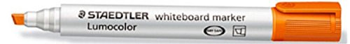 Staedtler Lumocolor Orange Chisel Tip Whiteboard Board Markers 1 Pack Glass Porcelain Dry Wipe Fast Dry Safe 351