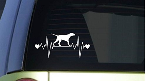 EZ-STIK Pointer Heartbeat lifelineI236 8inch Wide Sticker Decal Quail Vest EZ-STIK Pointer Heartbeat lifelineI236 8inch Wide Sticker Decal Quail Vest