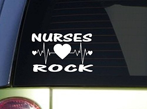 EZ-STIK Nurses RockJ127 6 inch Tall Sticker Decal