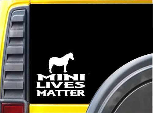 EZ-STIK Mini Horse Lives Matter Sticker k139 6 inch Miniature Horse Decal