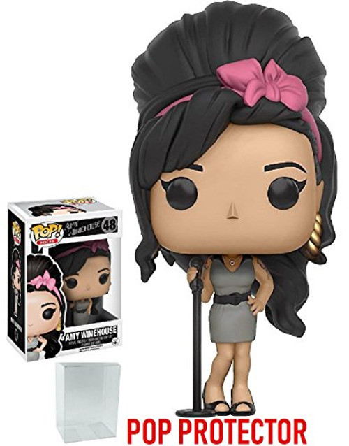 Funko Pop! Rocks: Music - Amy Winehouse #48 Vinyl Figure (Bundled with Pop Box Protector Case) Funko Pop! Rocks: Music - Amy Winehouse #48 Vinyl Figure (Bundled with Pop Box Protector Case)