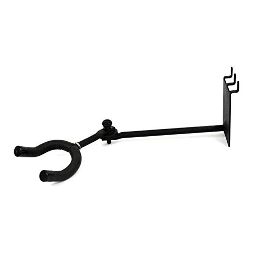 7inch  Standard Guitar Hanger, Adjustable  Slatwall and Pegboard Mount Display  Acoustic and Electric Guitar Holder