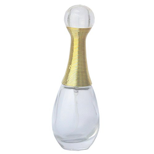 Empty Perfume Glass Bottle- 20 ml for Purse or Travel Refillable/Fragrance Refilable Sprayer/Perfume Bottle/Perfume Refilable Sprayer Gold