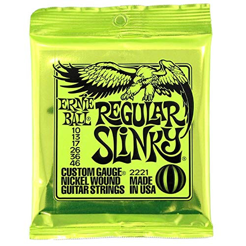 Ernie Ball 2221 Regular Slinky Strings 6 x SETS - 10/46 Ernie Ball 2221 Regular Slinky Strings 6 x SETS - 10/46