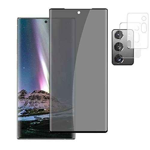 1plus 2 Galaxy Note 20 Ultra 5G Privacy Tempered Glass Screen Protector plus Camera Lens Film 9H Hardness 3D Full Coverage Anti-Spy Anti-Fingerprints for Samsung Galaxy Note 20 Ultra ?6.9inch ? 1plus 2 Galaxy Note 20 Ultra 5G Privacy Tempered Glass Screen Protector plus Camera Lens Film 9H Hardness 3D Full Coverage Anti-Spy Anti-Fingerprints for Samsung Galaxy Note 20 Ultra ?6.9inch ?