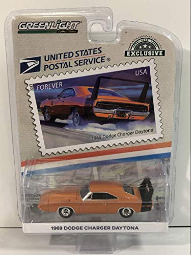 GreenLight 1 64 1969 Dodge Charger Daytona - United States Postal Service USPS America On The Move Muscle Cars 30068