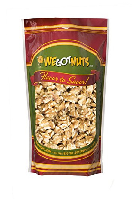 Walnuts, Raw Shelled, Halve and Pieces - We Got Nuts 1 LB. Walnuts, Raw Shelled, Halve and Pieces - We Got Nuts 1 LB.