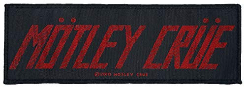 RAZAMATAZ Motley Crue Band Logo Patch Hard Rock Band Heavy Metal Woven Sew On Applique