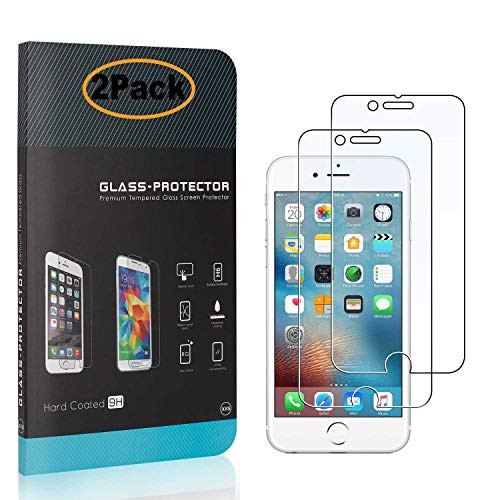 CUSKING Screen Protector for iPhone 6 Plus/iPhone 7 Plus/iPhone 8 Plus, Crystal Clear Tempered Glass Screen Protector for iPhone 6 Plus/iPhone 6s Plus, Bubble Free, Fingerprint Proof, 2 Pack CUSKING Screen Protector for iPhone 6 Plus/iPhone 7 Plus/iPhone 8 Plus, Crystal Clear Tempered Glass Screen Protector for iPhone 6 Plus/iPhone 6s Plus, Bubble Free, Fingerprint Proof, 2 Pack