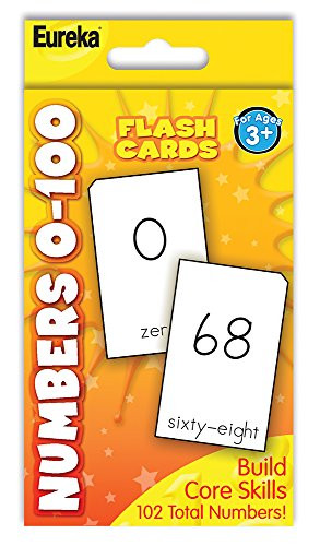 Eureka Learn to Count Number Flashcards for Kids, 5.25'' W x 3.25'' H