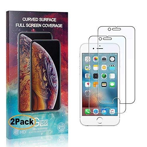 CUSKING Screen Protector for iPhone 8 Plus/iPhone 7 Plus/iPhone 6s Plus/iPhone 6 Plus, HD Crystal Clear Tempered Glass Screen Protector for iPhone 6 Plus/6s Plus, 9H Hardness, Shock Absorbent, 2 Pack CUSKING Screen Protector for iPhone 8 Plus/iPhone 7 Plus/iPhone 6s Plus/iPhone 6 Plus, HD Crystal Clear Tempered Glass Screen Protector for iPhone 6 Plus/6s Plus, 9H Hardness, Shock Absorbent, 2 Pack