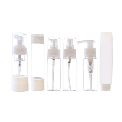 Beaupretty 8PCS Empty Travel Bottles Spray Bottles Press Pump Bottle Lotion Dispenser Toner Spray Bottle Perfume Sprayer for Home Travel and Office