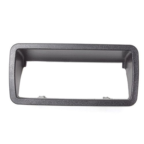 CarPartsDepot Rear Tail Gate Handle Bezel 1994-2004 S10 Compatible With GMC Sonoma 15007219 GM1916103 Blk