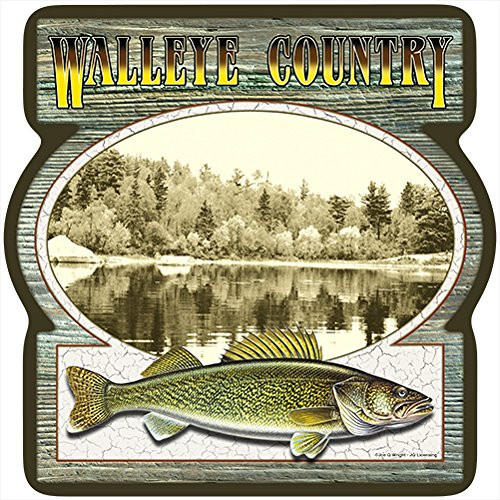 SignMission Walleye Country Novelty Sign Indoor/Outdoor Funny Home Decor for Garages, Living Rooms, Bedroom, Offices Personalized Gift Wall Plaque Decoration SignMission Walleye Country Novelty Sign Indoor/Outdoor Funny Home Decor for Garages, Living Rooms, Bedroom, Offices Personalized Gift Wall Plaque Decoration
