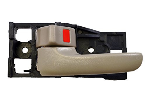 PT Auto Warehouse TO-2950E-FL - Inside Interior Inner Door Handle, Beige Fawn - Regular/Access Cab, Driver Side Front