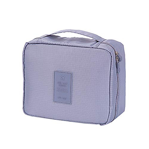 Anniston Cosmetic Bag, Women Waterproof Oxford Cloth Outdoor Travel Cosmetic Makeup Bag Pouch Organizer Travel Makeup Bag Toiletry Bags Cosmetic Case Makeup Organizer Grey Anniston Cosmetic Bag, Women Waterproof Oxford Cloth Outdoor Travel Cosmetic Makeup Bag Pouch Organizer Travel Makeup Bag Toiletry Bags Cosmetic Case Makeup Organizer Grey