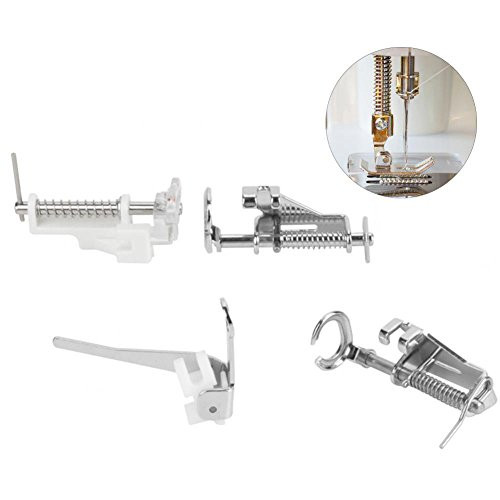 Sewing Machine Presser Foot, Roller Foot Plate Feed Sewing Singer Parts Durable Presser Foot for Household Sewing Machine Sewing Machine Presser Foot, Roller Foot Plate Feed Sewing Singer Parts Durable Presser Foot for Household Sewing Machine