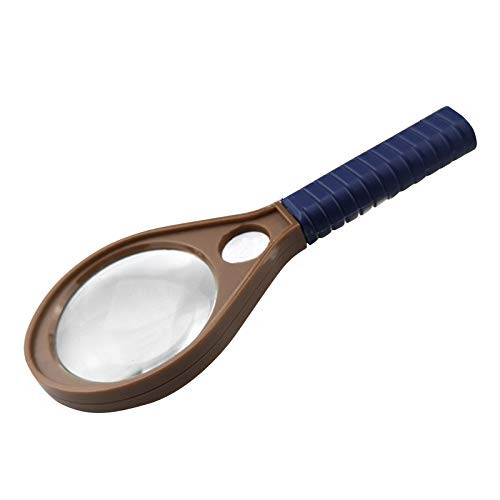 Camidy Handheld Pocket Magnifier, 10X 20X Magnifying Glass Antique Magnifying Lens for Reading Jewelry Coins Hobby Inspection