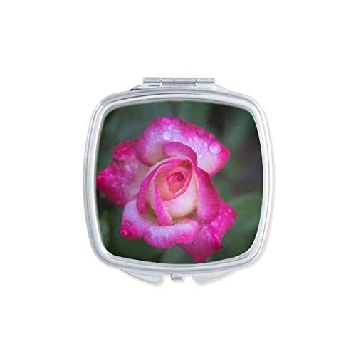 Pink Beautiful Flowers Petals Mirror Portable Compact Pocket Makeup Double Sided Glass Pink Beautiful Flowers Petals Mirror Portable Compact Pocket Makeup Double Sided Glass