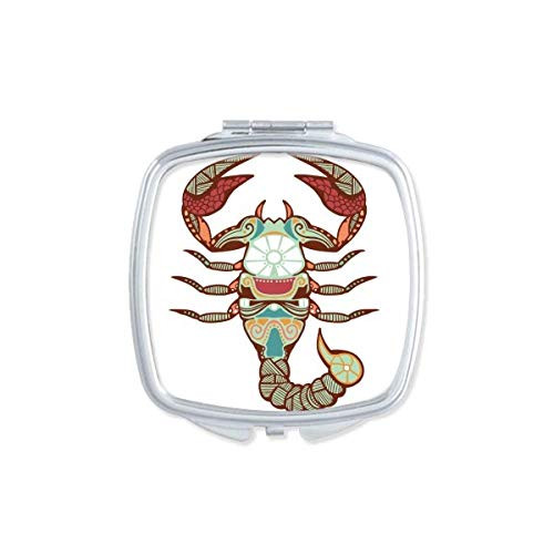 Scorpio Constellation Zodiac Symbol Mirror Portable Compact Pocket Makeup Double Sided Glass Scorpio Constellation Zodiac Symbol Mirror Portable Compact Pocket Makeup Double Sided Glass