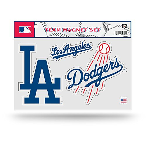 Rico MLB Los Angeles Dodgers Team Magnet Set, Team Logo Rico MLB Los Angeles Dodgers Team Magnet Set, Team Logo