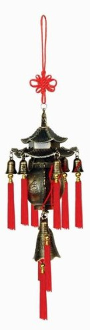 Brass Feng Shui Wind Chime For Home Garden  and  Car