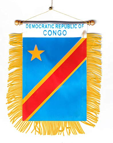Congo Democratic Rep of Current - Window Hanging Flag