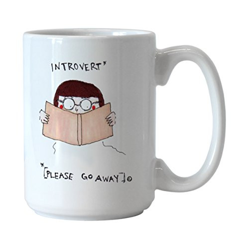 Boelter Brands "Introvert" Sublimated Moodi Coffee Mug, 15-ounce