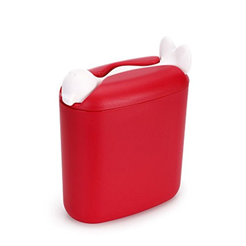 Everyfit- 2L Plastic Kitchen Food Container Cereal Grain Bean Rice Storage Container Box, Food Dispensers, Food CaseRed