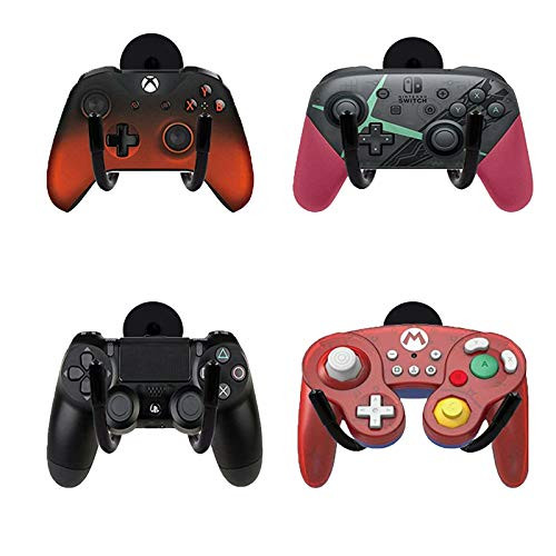 Magnetic Computer Case Game Controller Mount Stand Holder, Universal Game Controller Organizer Rack for Xbox One PS4 Switch Pro Game Controller - NO Game Controller