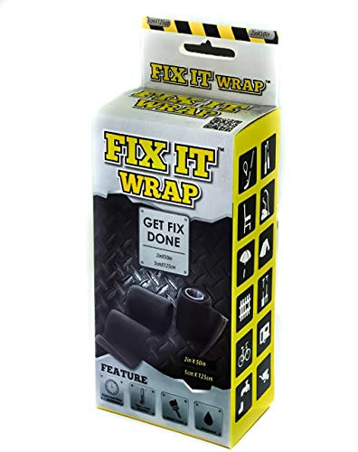 Fix It Wrap  Strong Fiber Fix Reinforcement  Fiberglass Repair Tape 4 INCH X 50 in. 2 Pack