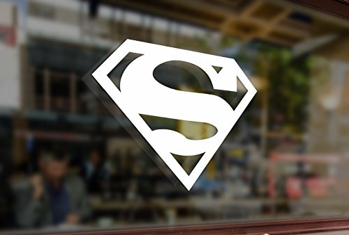 25 Centimeters Superman S Symbol Emblem Vinyl Stickers Funny Decals Bumper Car Auto Computer Laptop Wall Window Glass Skateboard Snowboard