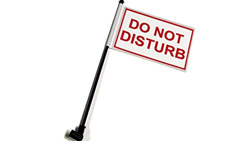 Do Not Disturb Desk Flag with Flag Up Flag Down 360 Clip Pomodoro Status Alert Office