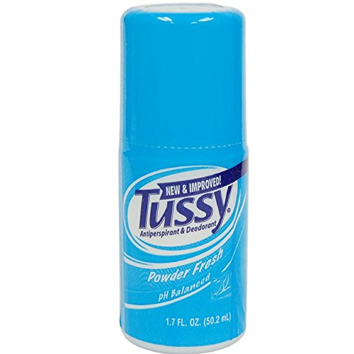 Tussy Anti-Perspirant Deodorant Roll-On Powder Fresh 1.70 oz  Pack of 4