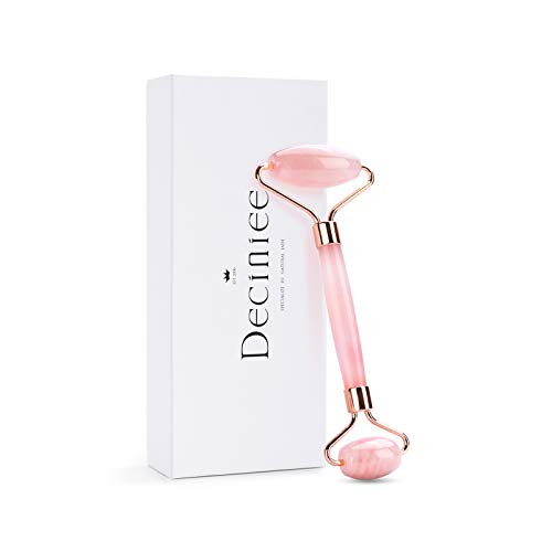 Deciniee Rose Quartz Face Roller,Authentic Jade Roller for Face Massage Gift Set,Anti-aging Facial Roller Jade and Rose Quartz Beauty Eye Roller-Rejuvenate Skin and Remove Wrinkles Deciniee Rose Quartz Face Roller,Authentic Jade Roller for Face Massage Gift Set,Anti-aging Facial Roller Jade and Rose Quartz Beauty Eye Roller-Rejuvenate Skin and Remove Wrinkles
