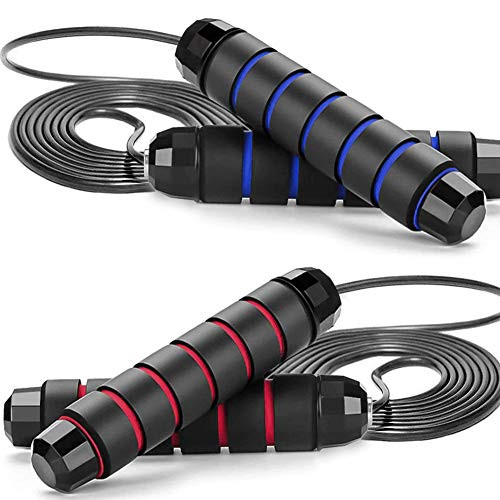 N/P Adjustable Jump Rope Workout Fitness, Jumping Ropes Ball Bearings Tangle-Free Rapid Speed Cable Skipping Rope, Adjustable Jumping Ropes for Men, Women and Kids N/P Adjustable Jump Rope Workout Fitness, Jumping Ropes Ball Bearings Tangle-Free Rapid Speed Cable Skipping Rope, Adjustable Jumping Ropes for Men, Women and Kids