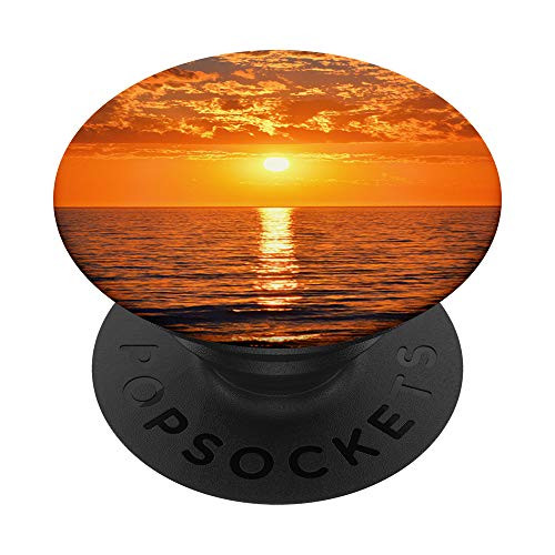 Beach Sea Sunset PopSockets PopGrip Swappable Grip for Phones  and  Tablets