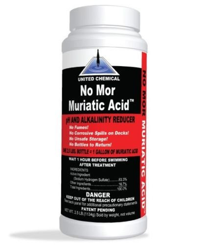 United Chemical No Mor Muriatic Acid Swimming Pool pH Reducer - 2.5 Pounds